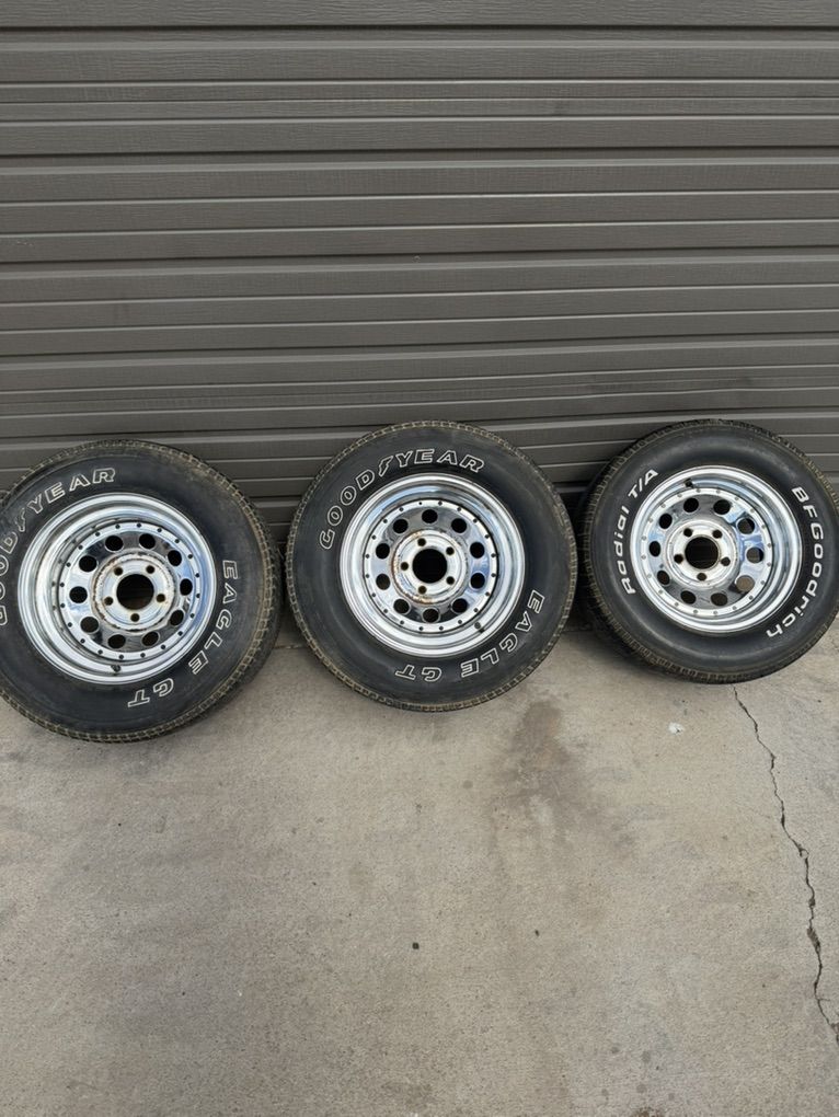 Chrome Rims 5x4.75 Chevy Bolt Pattern