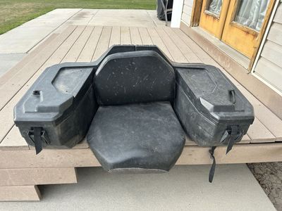 ATV seat / cargo box