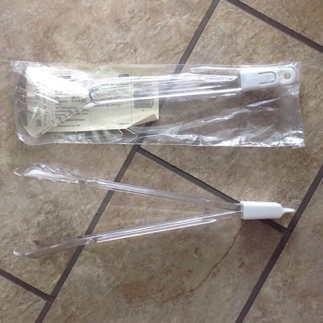 Pampered Chef 3-Way Tongs Clear Polycarbonate Kitchen Utensils