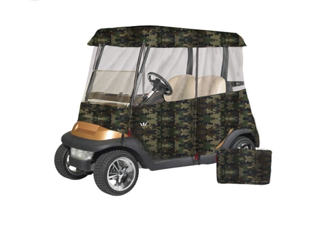 Eevelle Greenline 2-Passenger Camo Golf Cart Enclosure – New, Never Used