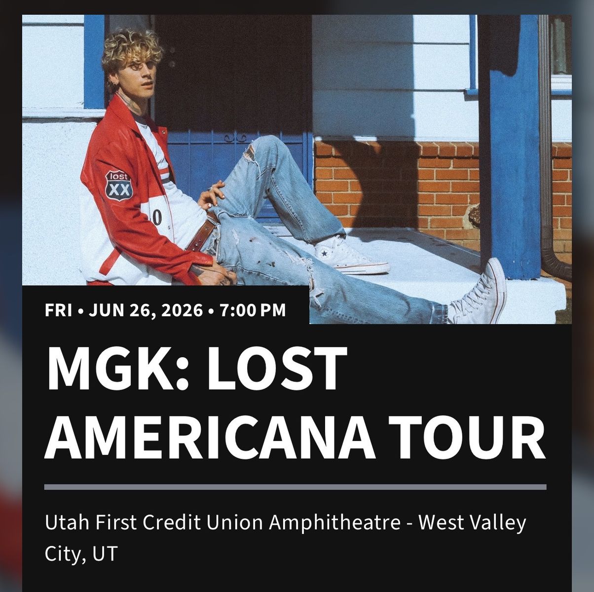 MGK tickets
