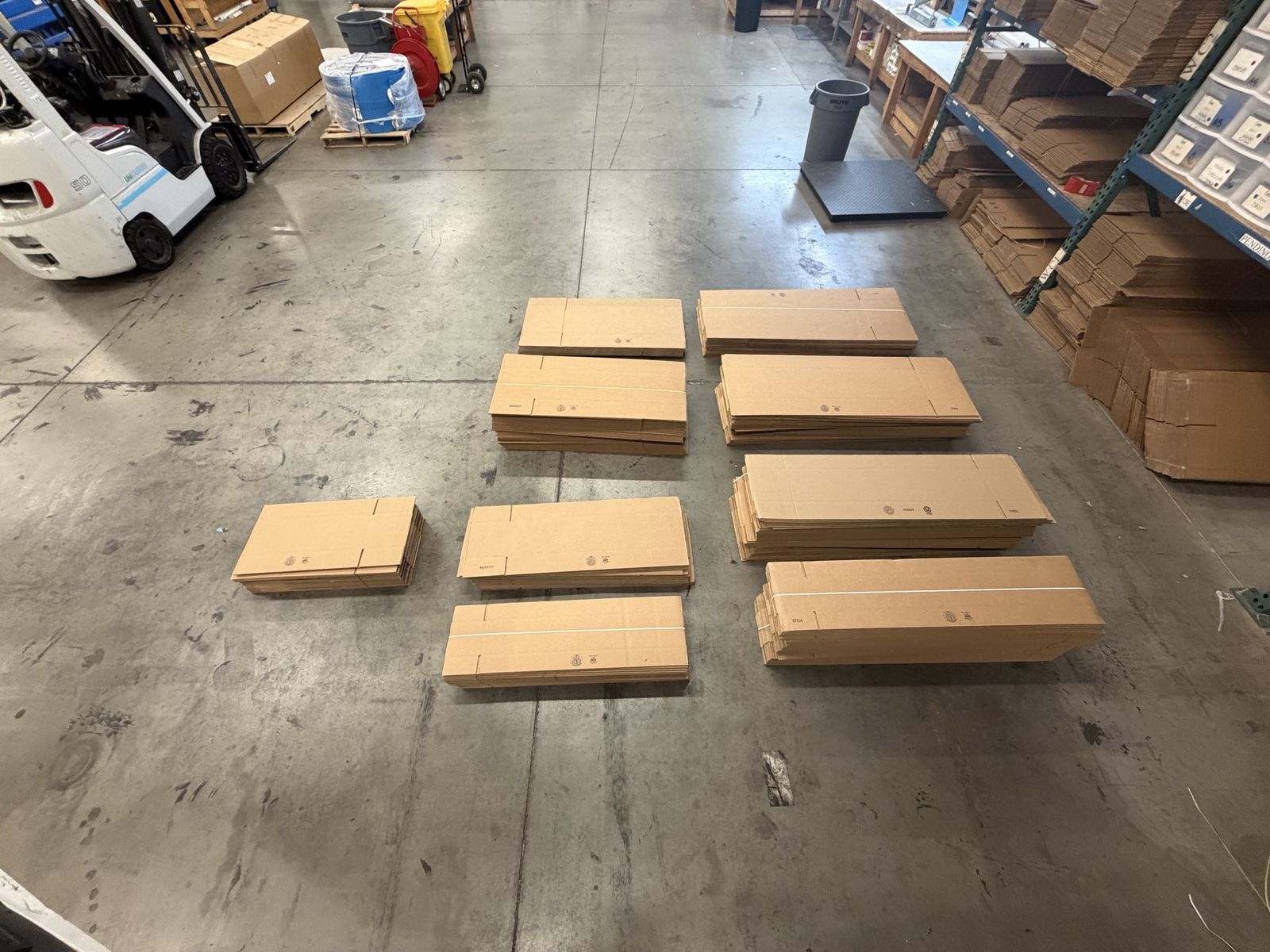 Uline Packing Boxes New - Various Sizes