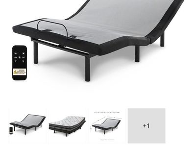 Like new King adjustable mattress base
