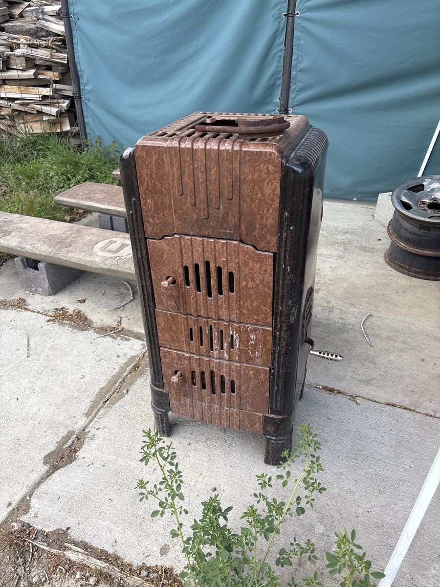 Antique wood stove