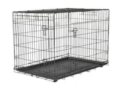 2 -Large Metal Wire Dog Kennels
