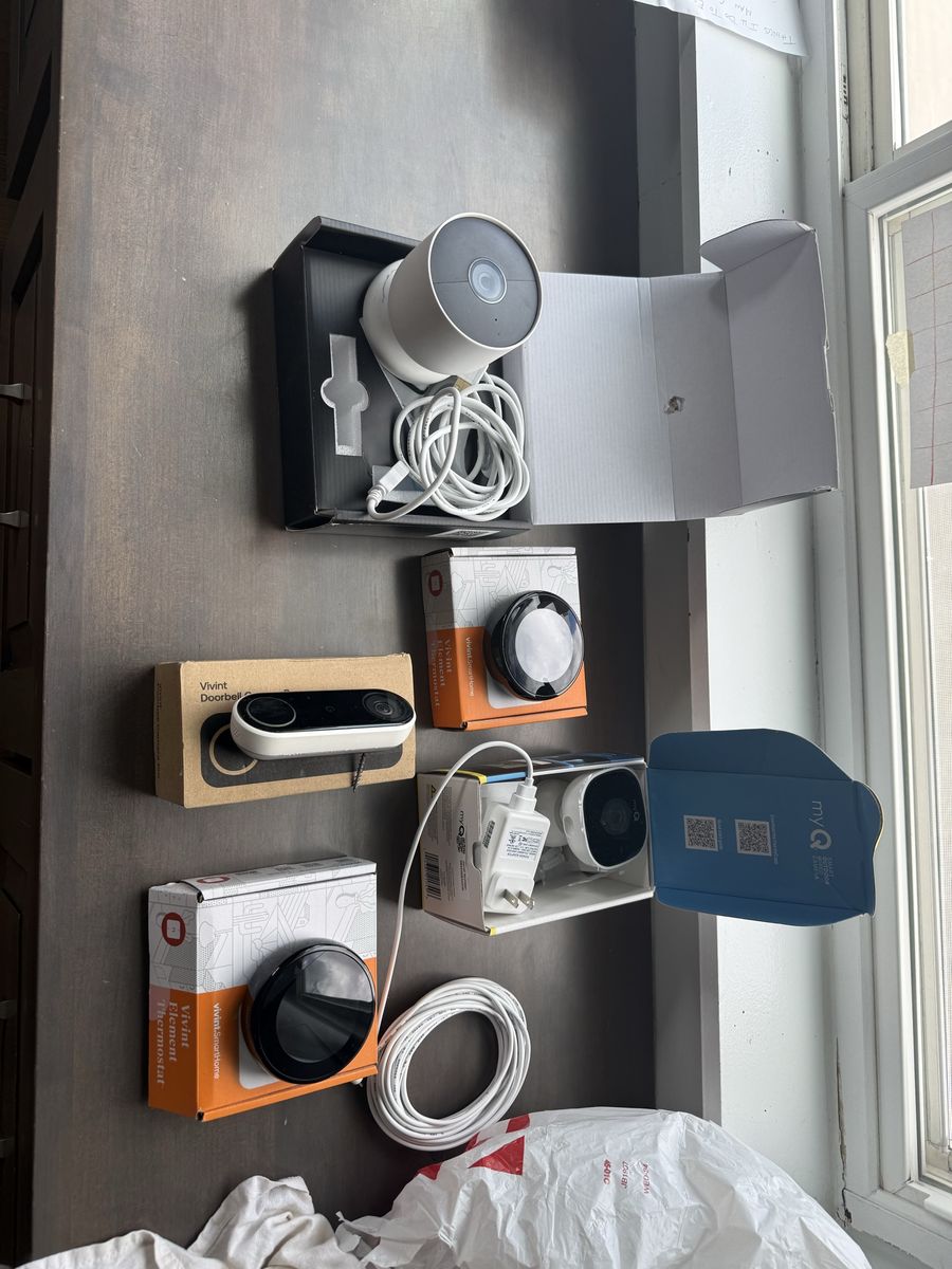 Home Security Cameras and Thermostats