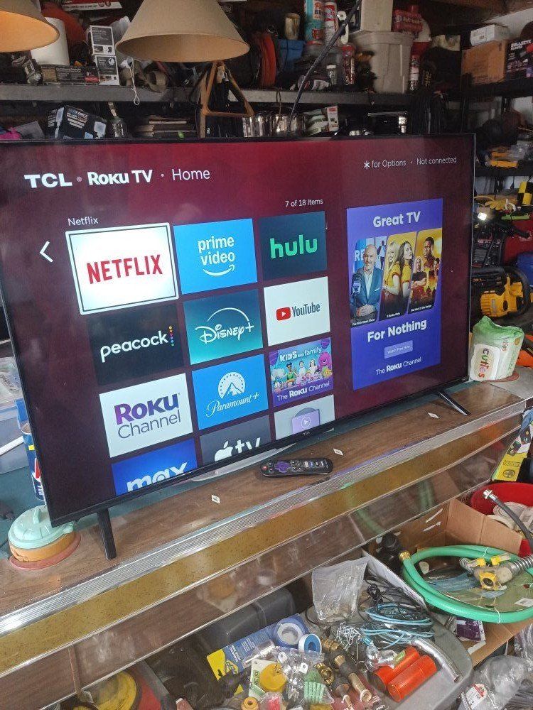 43in smart TV with remote