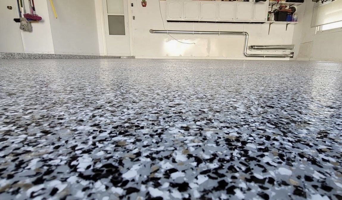 Epoxy Garage Flooring | Polyaspartic Flake Floor | Epoxy Installation | Concrete Coatings