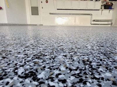 Epoxy Garage Flooring | Polyaspartic Flake Floor | Epoxy Installation | Concrete Coatings