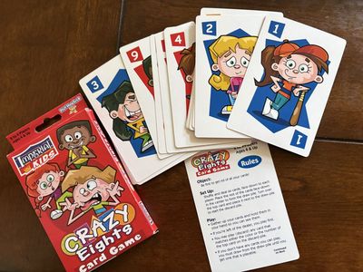 Like New Crazy Eights Card Game by Imperial Kids