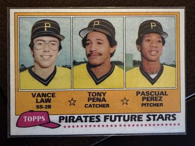 1981 Topps Tony Pena rookie baseball card