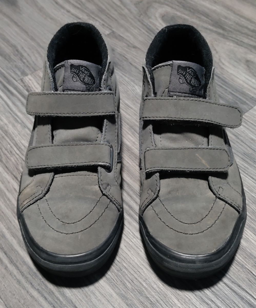 Vans Sk8 Mid Reissue MTE shoes in forged iron/grey; big kids/youth size 4