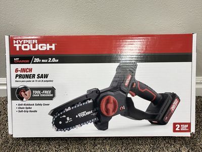 Hyper Tough 6-inch Pruner Saw 20V Max 2.0Ah