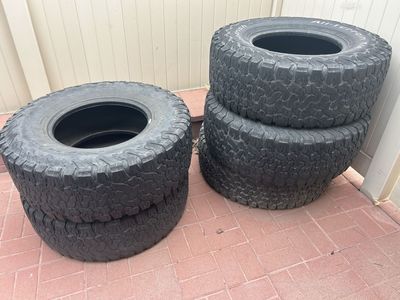 BFGoodrich All-Terrain T/A KO2 Tires (4 Used) - 35x12.50R17LT Load Range E