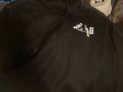Unbranded Black "Tokyo" Graphic Hoodie - Size XL, Used, Good Condition
