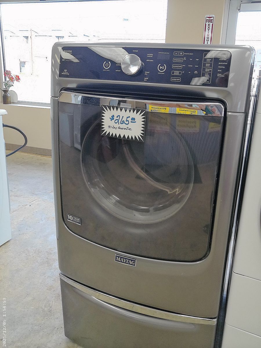 Clean Maytag Electric Dryer~90 Day Guarantee~With Pedestal