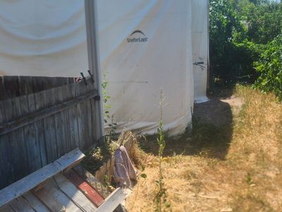ShelterLogic Garage-in-a-Box Outdoor Shed/Storage Tent - White