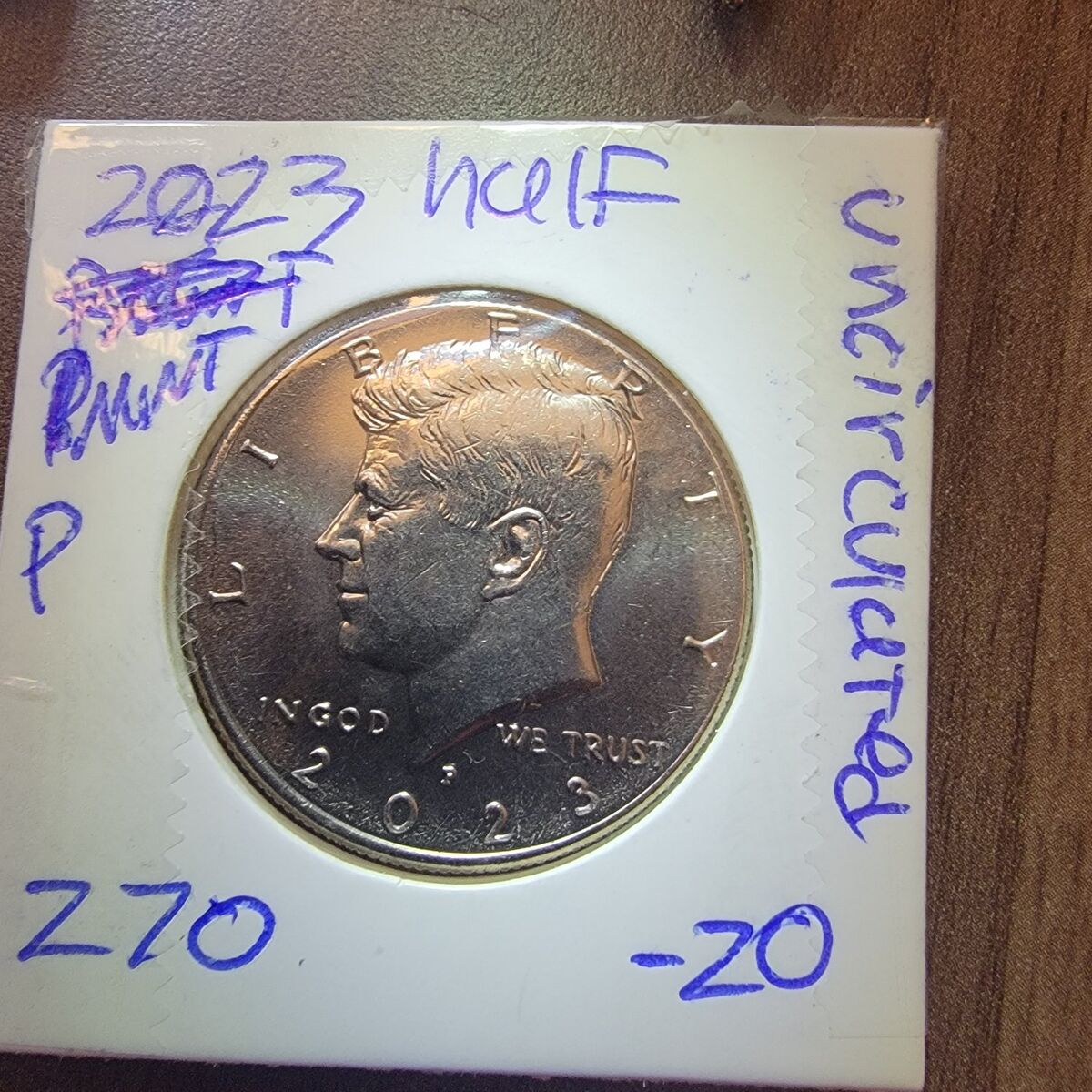 2023 half dollar uncirculated.