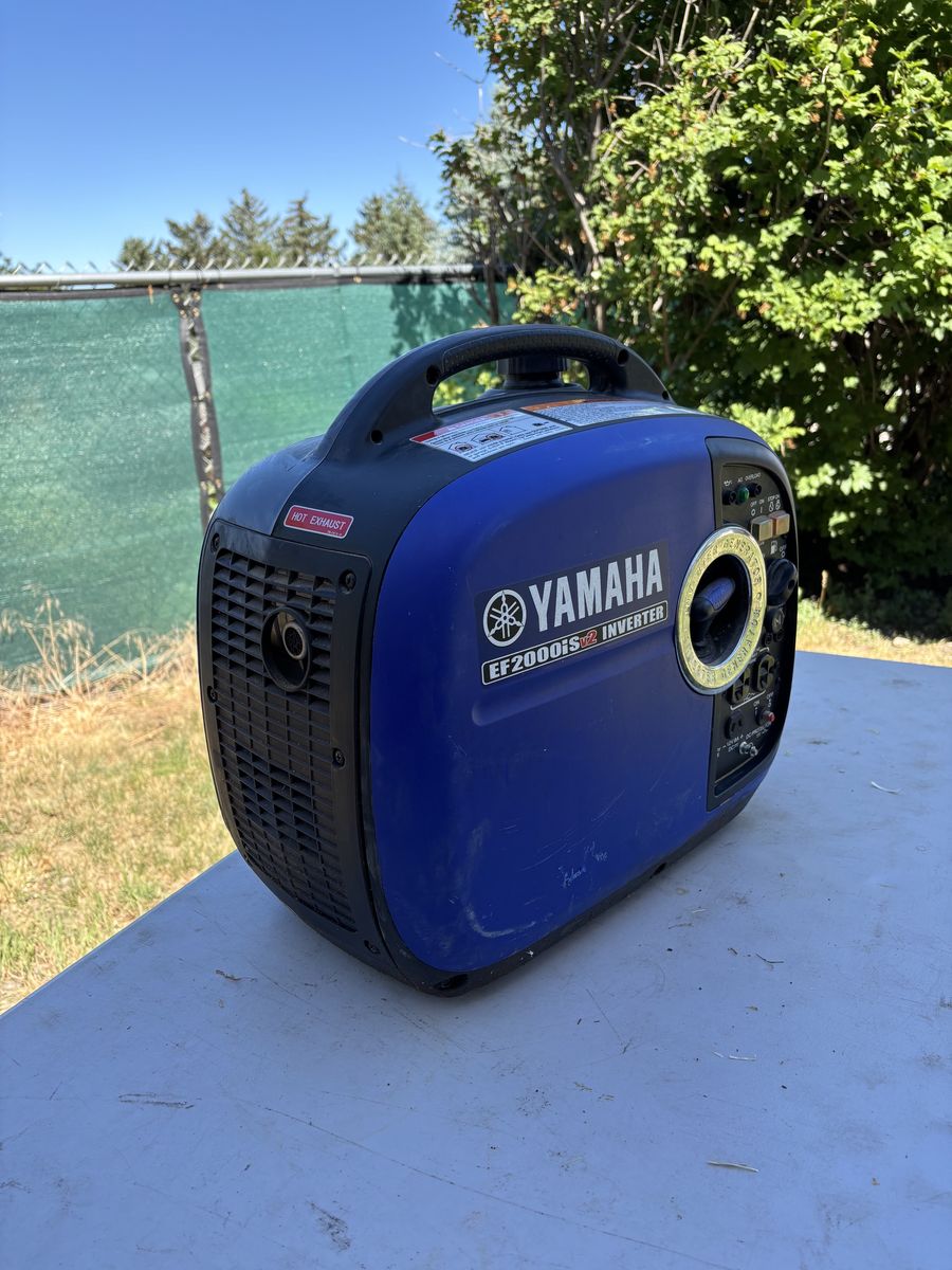 Yamaha EF2000iSv2 Inverter Generator - Portable, Quiet, Reliable Power