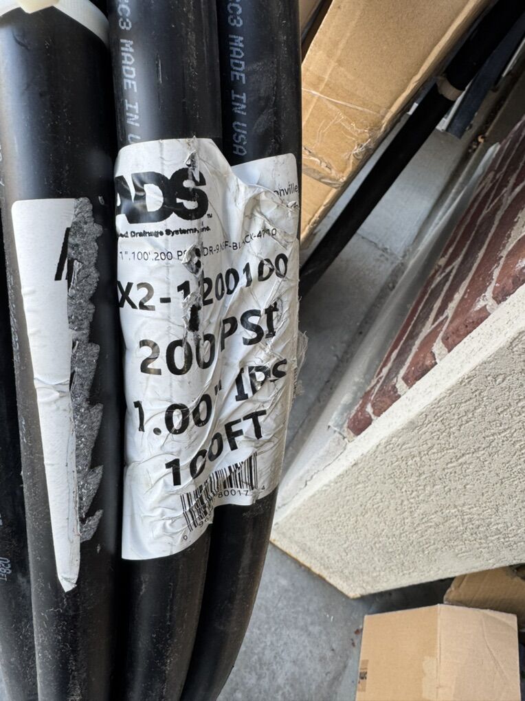 ADS Polyflex Pipe 100' X 1in 200 PSI