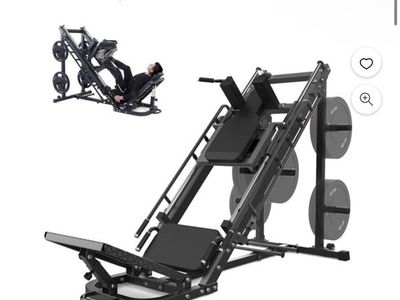 2 in 1 Hack Squat Machine (NO BOLTS)
