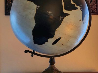 Rare WW2 Denoyer-Geppert Military Chalk Globe