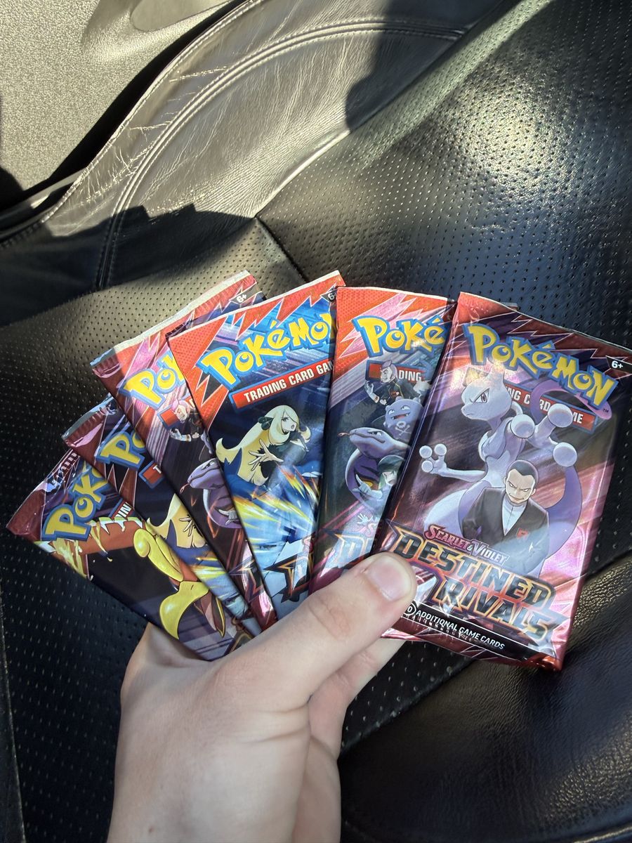 Pokémon Destined Rivals Booster Bundle (6 packs)