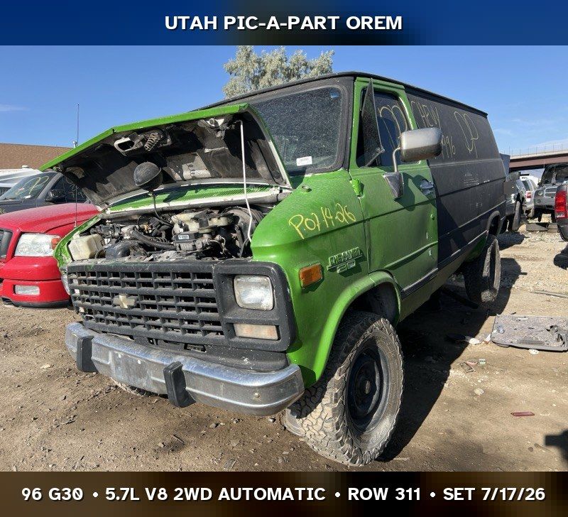Just In! 1996 Chevrolet G30 Parts - UTPAP Orem