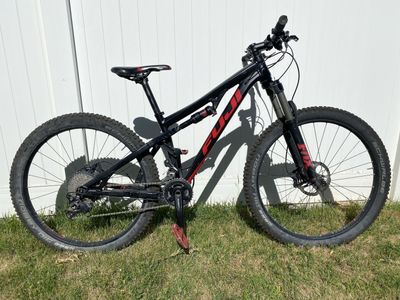 2017 Fuji Rakan 3.5 Small 15” FOX Full Suspension 27.5+ MTB SLX Oval Clean