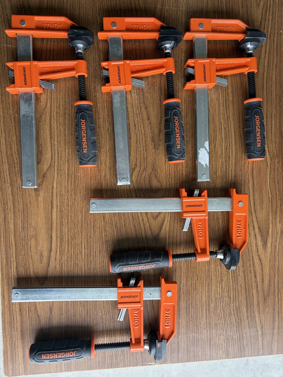 Jorgensen 6” Heavy Duty F Clamps (5 total)