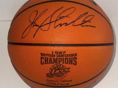 John Stockton Limited Edition Signed 1997 WC Champ