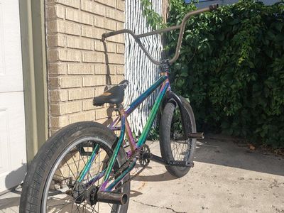 Custom Built BMX Bike Oil Slick Frame with Odyssey Parts (Used)