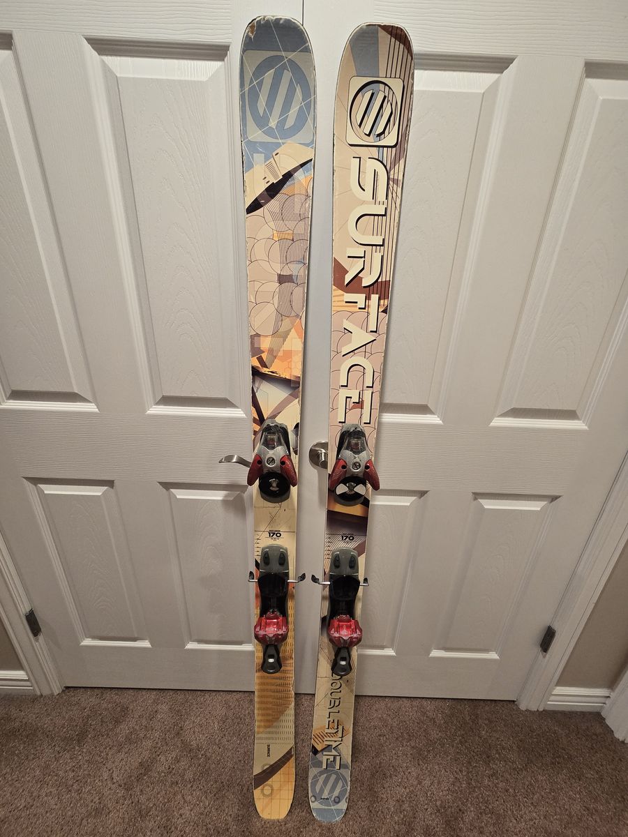 SURFACE Double Time 170 Twin Tip Skis With S914 Bindings