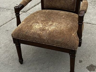 Classic Unpholstered Armchair