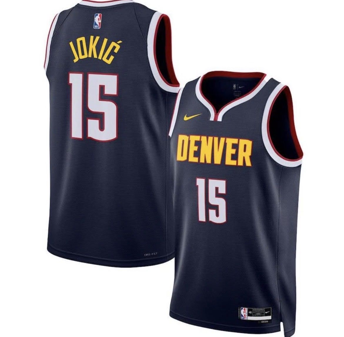 Nikola Jokic  #15 | XL | Denver Nuggets Nike Navy Swingman Jersey | MOJ062