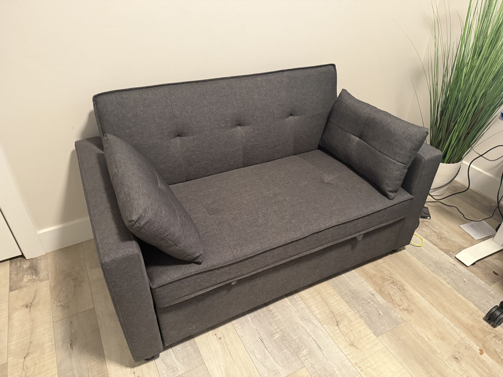 Fold Out Love Seat Couch Sofa Bed