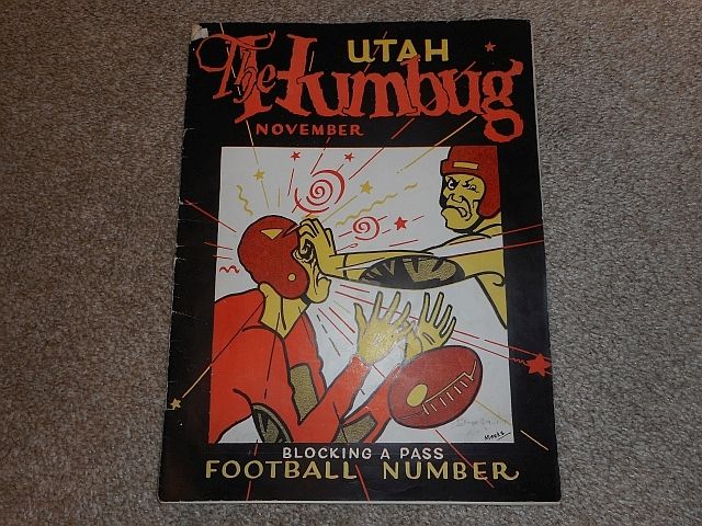 1927 U of U Humbug magazine - football edition - for sale