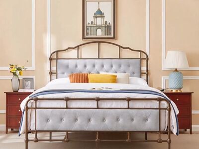 Elegant King Bed Frame