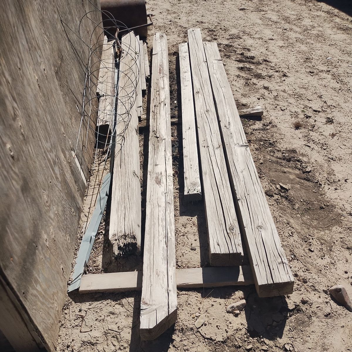 4 pieces of 10' 3.5 x 5. 5