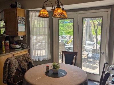 stained glass style chandelier