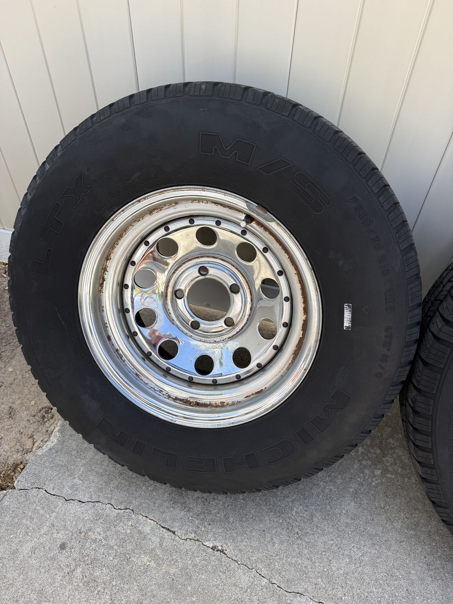 4 each 15” Tires & Wheels