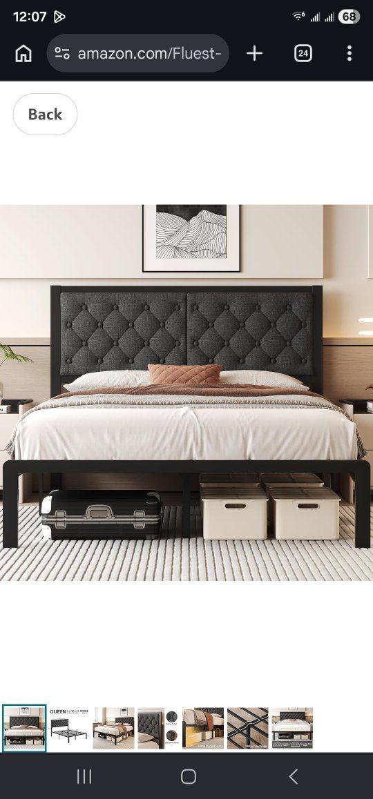Queen bed frame