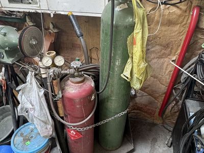 Craftsman/Superior Oxygen-Acetylene Torch Set with Hoses & Gauges - Used, Complete Kit