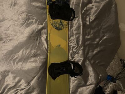 After Hours 149 Snowboard with Bindings, brand new