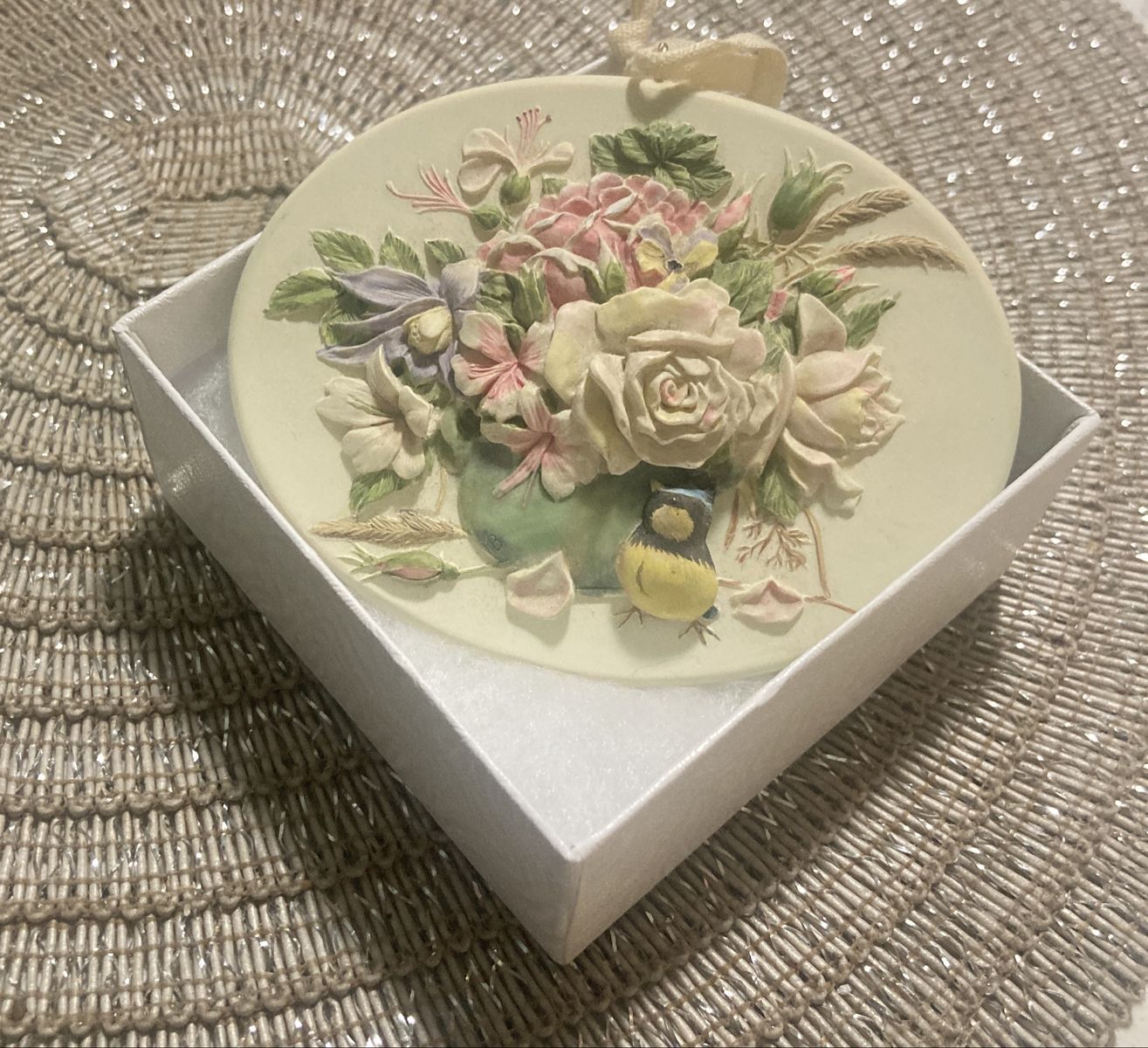 Hallmark Keepsake Marjolein Bastin Christmas Ornament "Garden Bouquet Nature's Sketchbook" (1997)