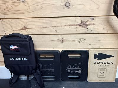 New GoRuck Plate Carrier 3.0 with 30,20,10 Pound Plates