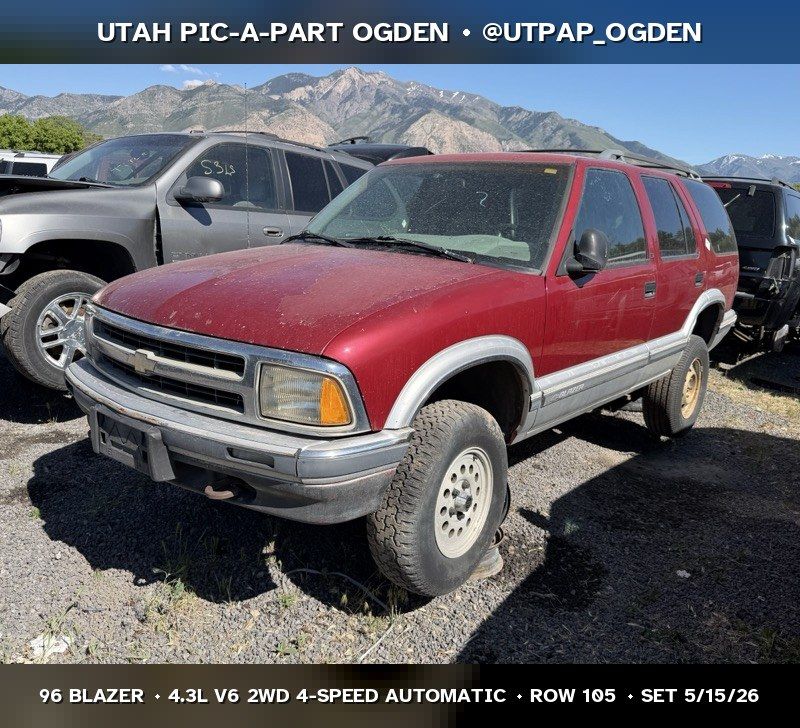 1996 Chevrolet Blazer Parts - UTPAP Ogden