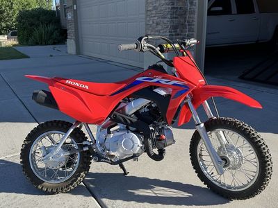 2024 Honda CRF 110F - Over $1k in accessories. Built to handle adult and child riders. Less than 1 tank of gas used - Mint
