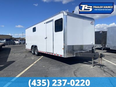 8.5x24 American Hauler Eagle HD Office Enclosed Cargo Trailer - 7'0" Interior - 14K GVWR - 110V Power, A/C Prep Package, Heater,