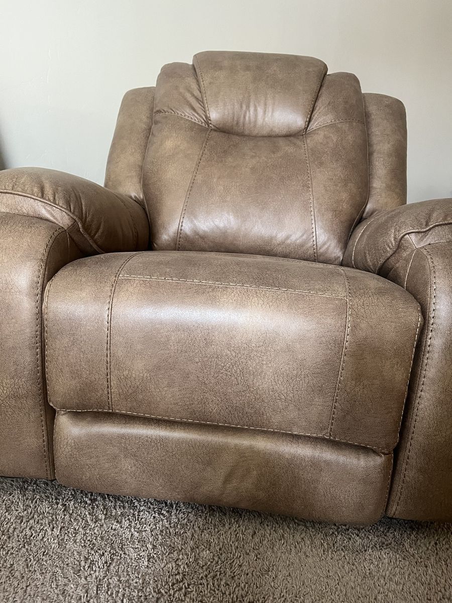 Glider Recliner Camel Color - smoke-free/pet-free home